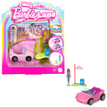 Barbie Mini Barbieland Doll & Vehicle Set With 1.5-inch Doll & Convertible Car With Color-Change