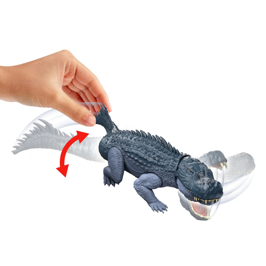 Jurassic World Dinosaurio de Juguete Rebirth Rastreadores Gigantes Purussaurus