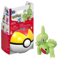 MEGA Pokémon Juguete de Construcción Pokébola Coleccionable Larvitar