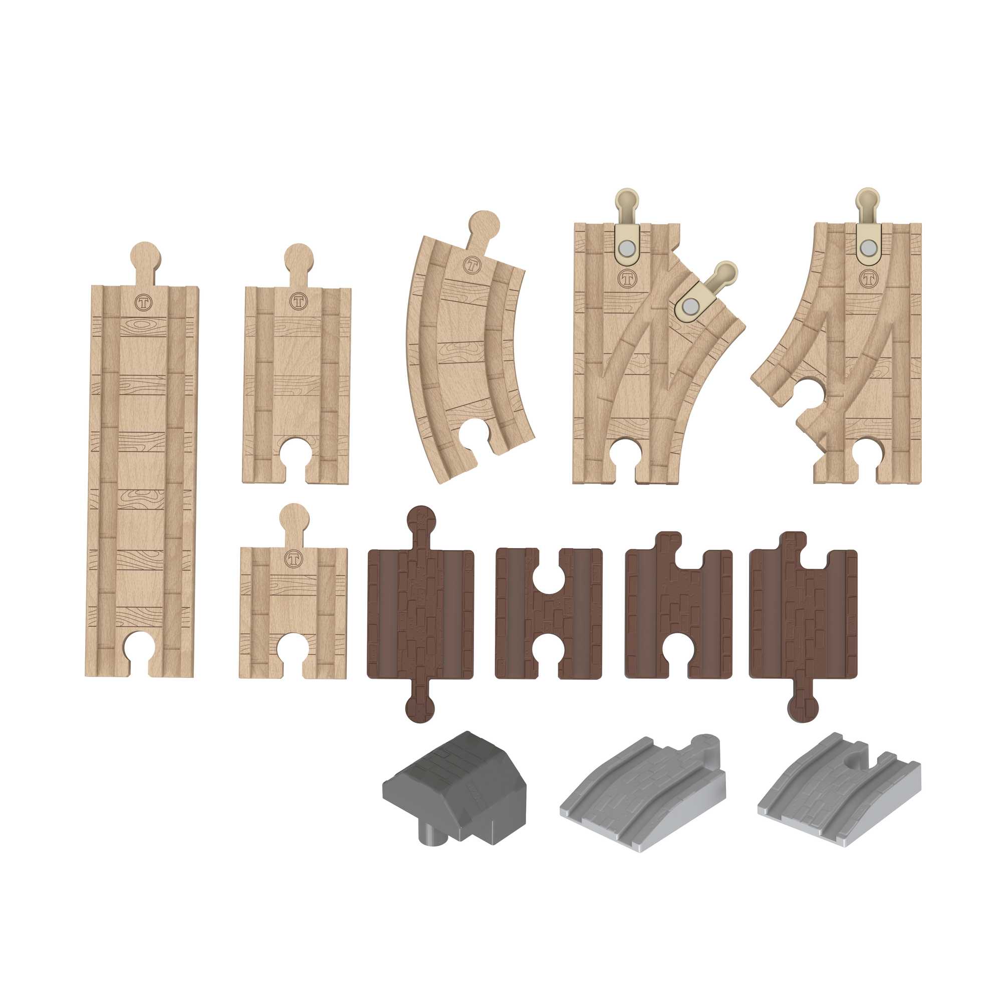 Fisher-Price Thomas et ses Amis Piste en Bois Coffret D’Extension de Piste Clackety Track