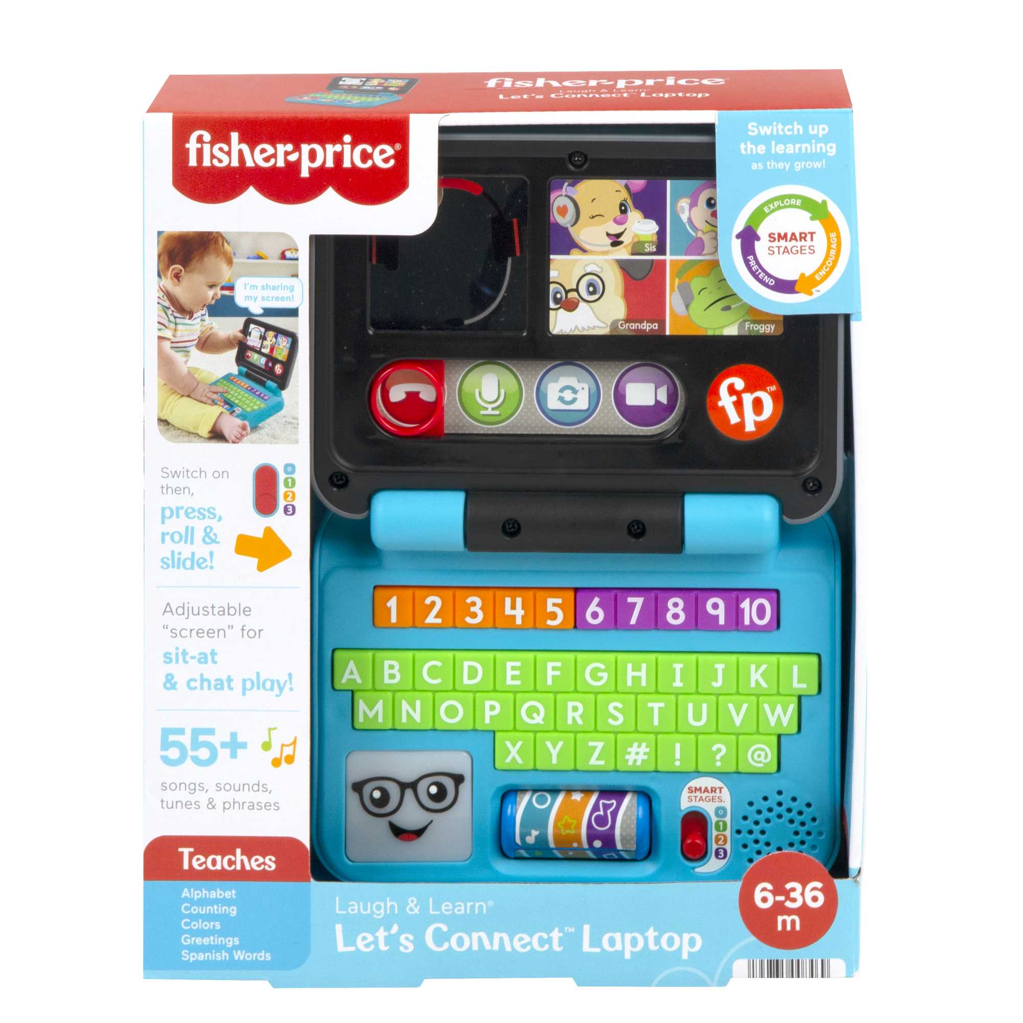 Fisher-Price Laugh & Learn Let's Connect Laptop - English Version