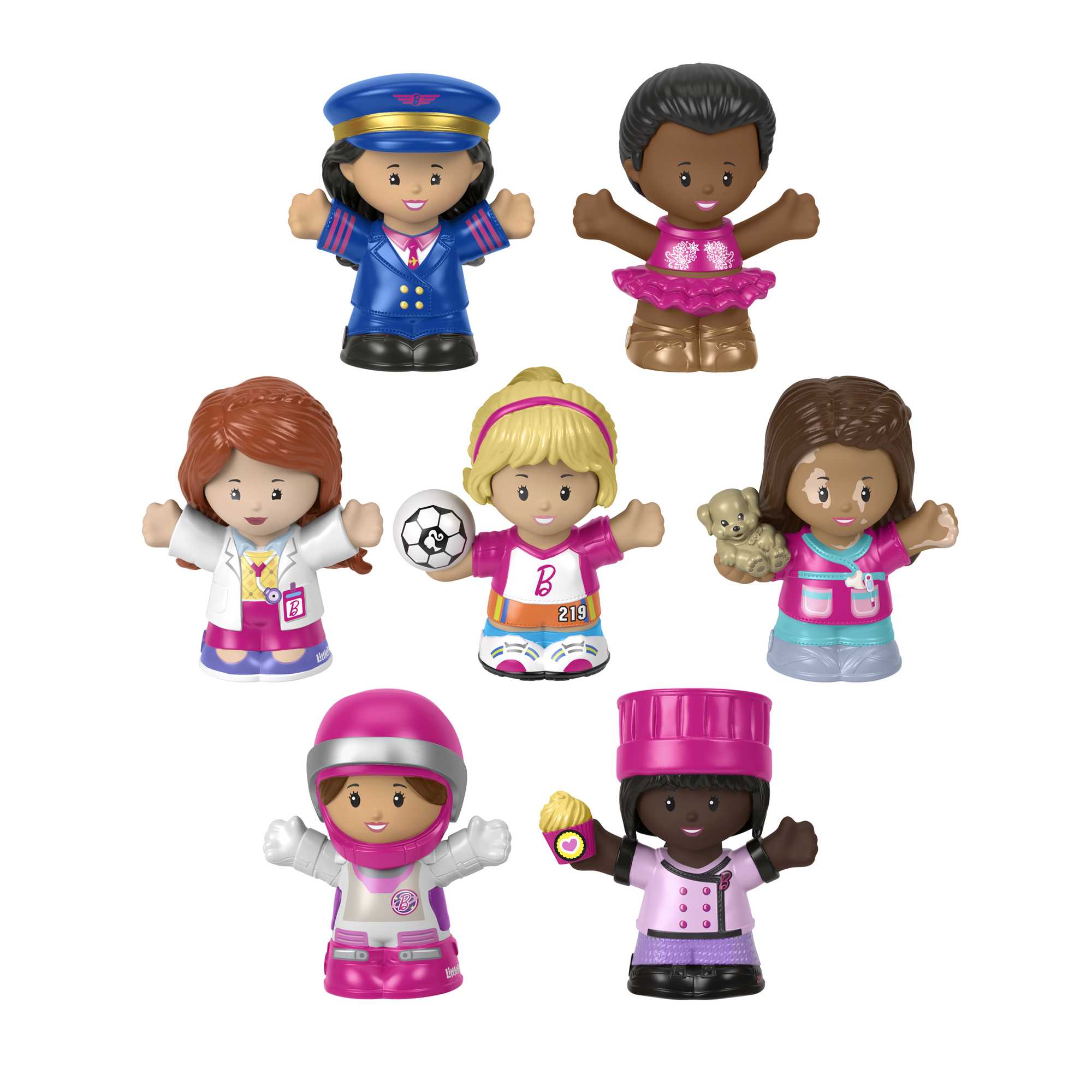 Little People Barbie Tu Peux Être Qui Tu Veux Coffret Figurines