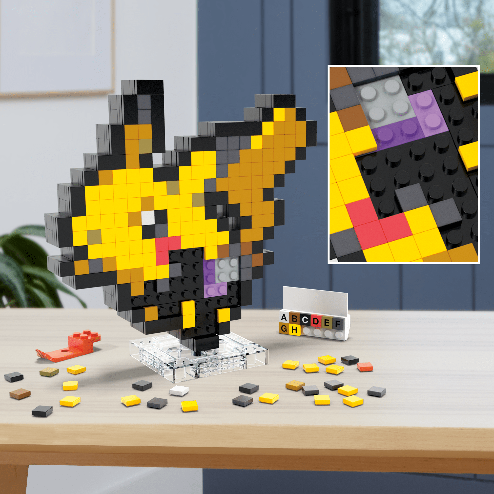 Mega  Pokémon  Coffret de Construction  Pikachu (400 Pces), Rétro