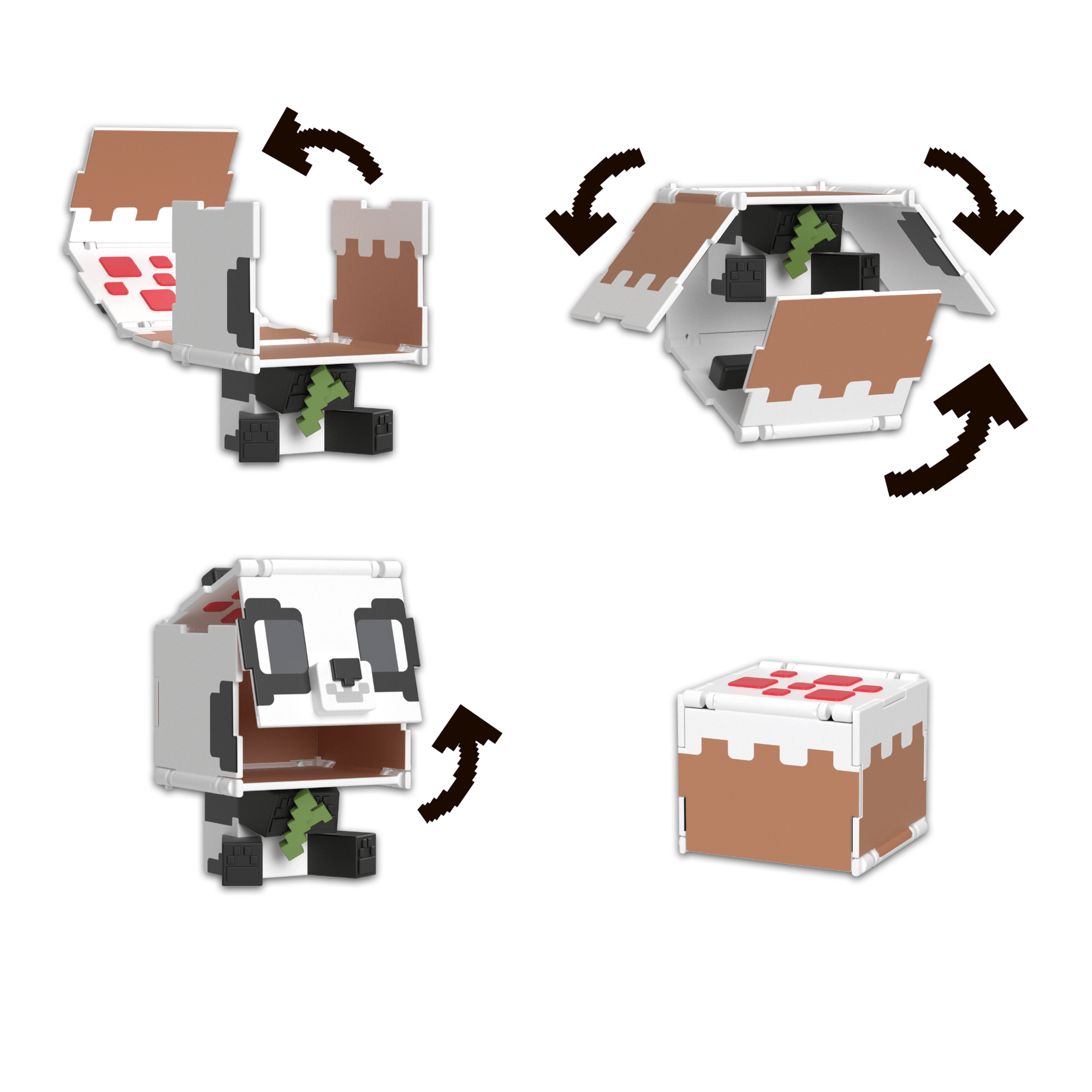 Minecraft Flippin’ Figs Collection de Figurines Échelle de 9,53Cm