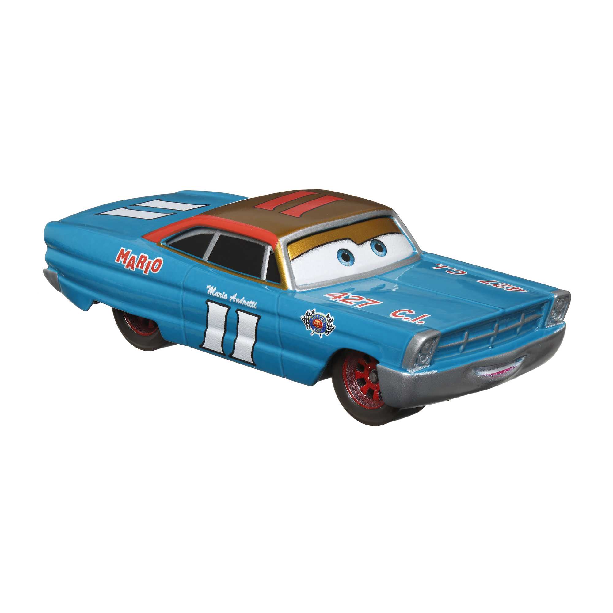 Carros da Disney e Pixar Diecast Veículo de Brinquedo Mario Andretti