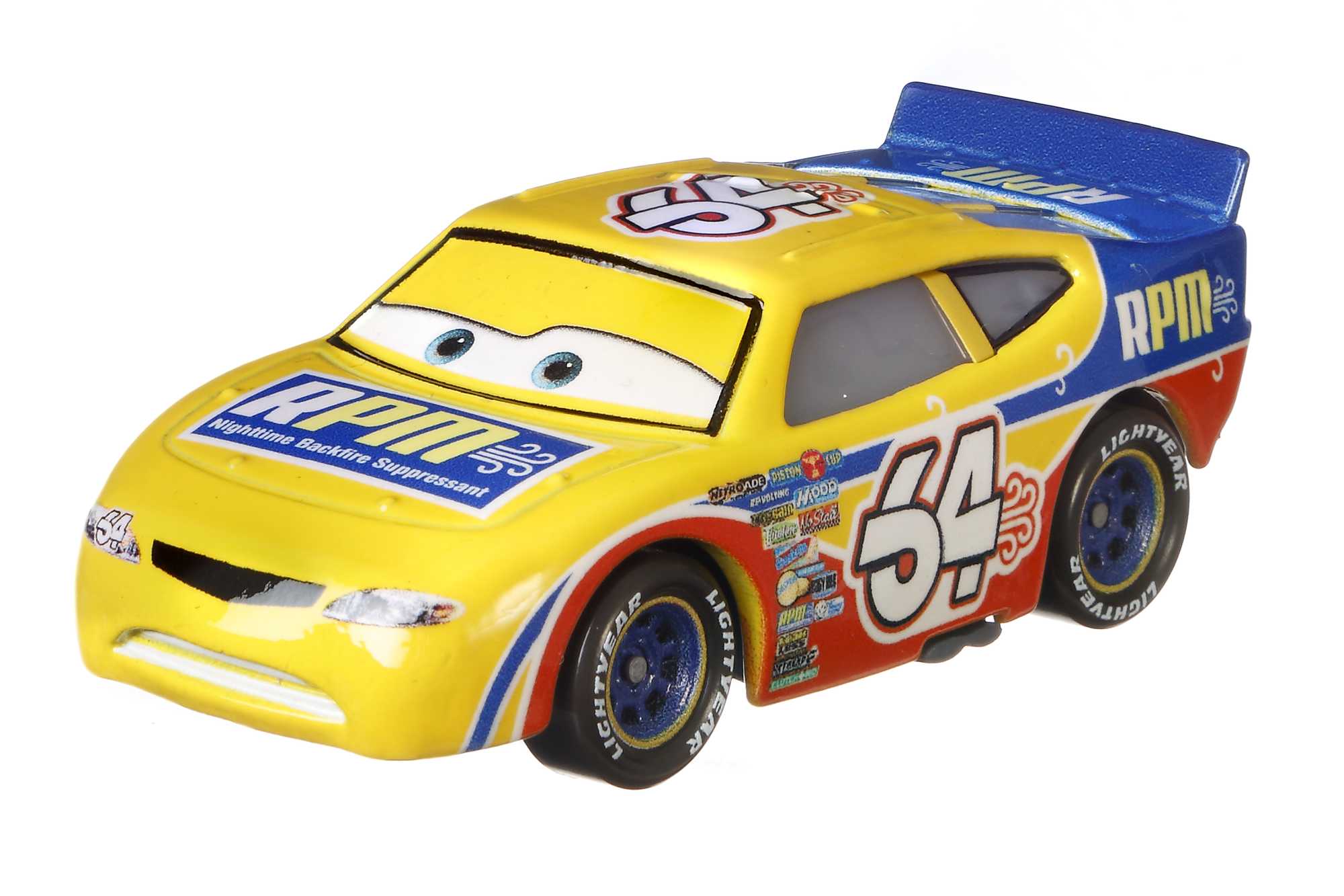 Carros da Disney e Pixar Diecast Veículo de Brinquedo RPM 64