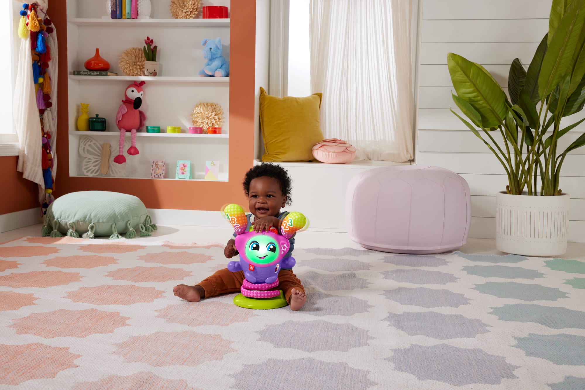 Fisher-Price Juguete para Bebés Dj Belle Salta y Aprende