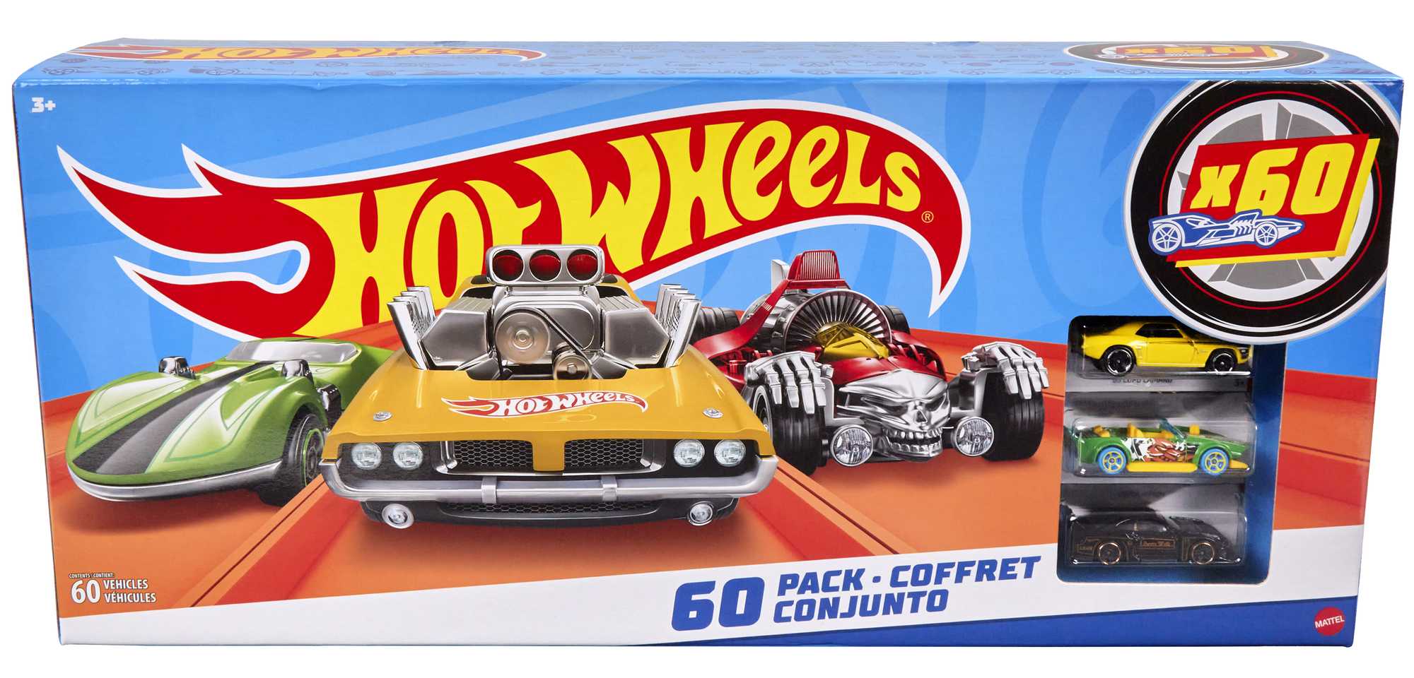Hot Wheels®  Échelle1:64  Coffret de 60Véhicules de Collection