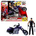 Wwe  Wrekkin’  Véhicule et Fig.  Boneyard Slamcycle et Undertaker