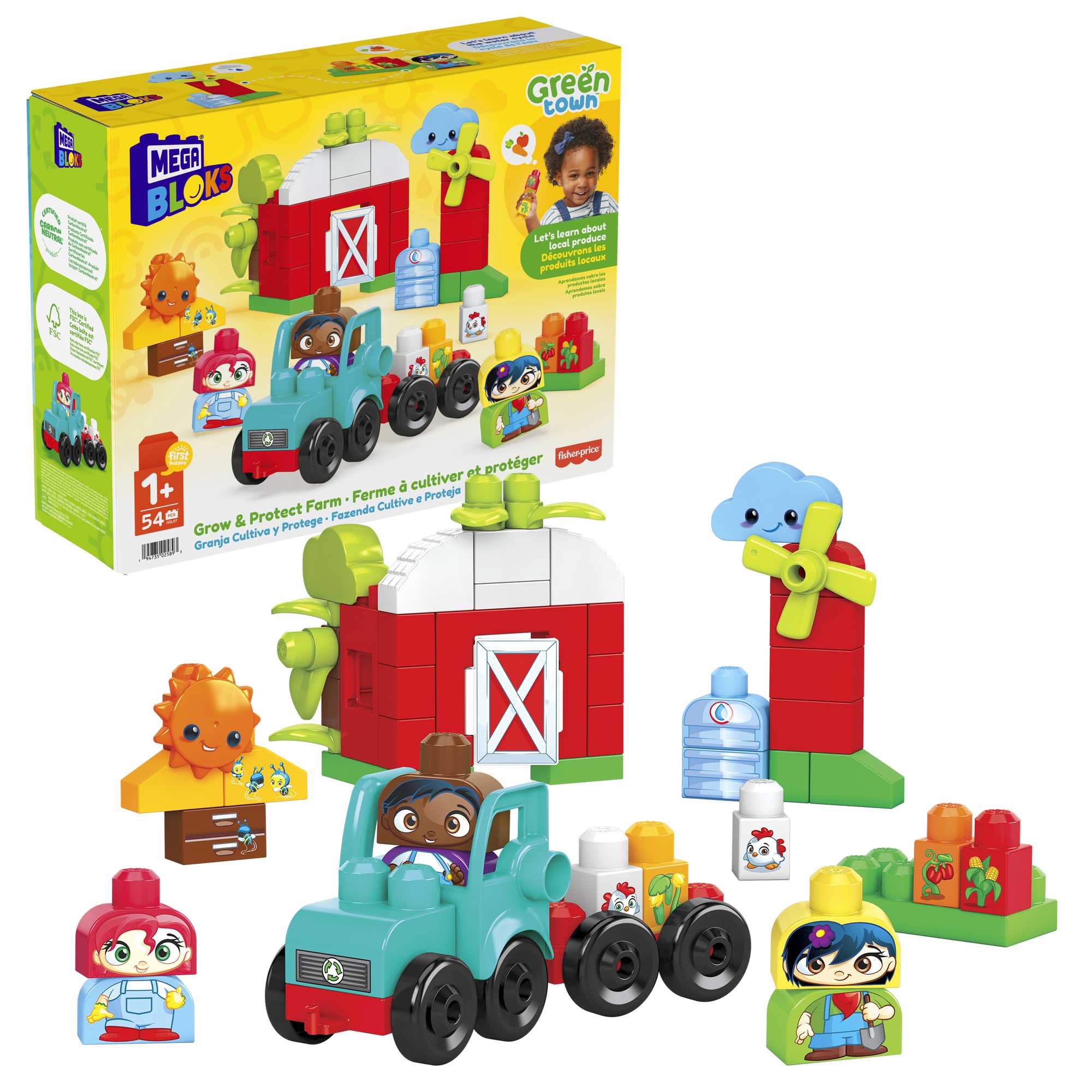 Mega Bloks Ville Verte Ferme Culture et Protection
