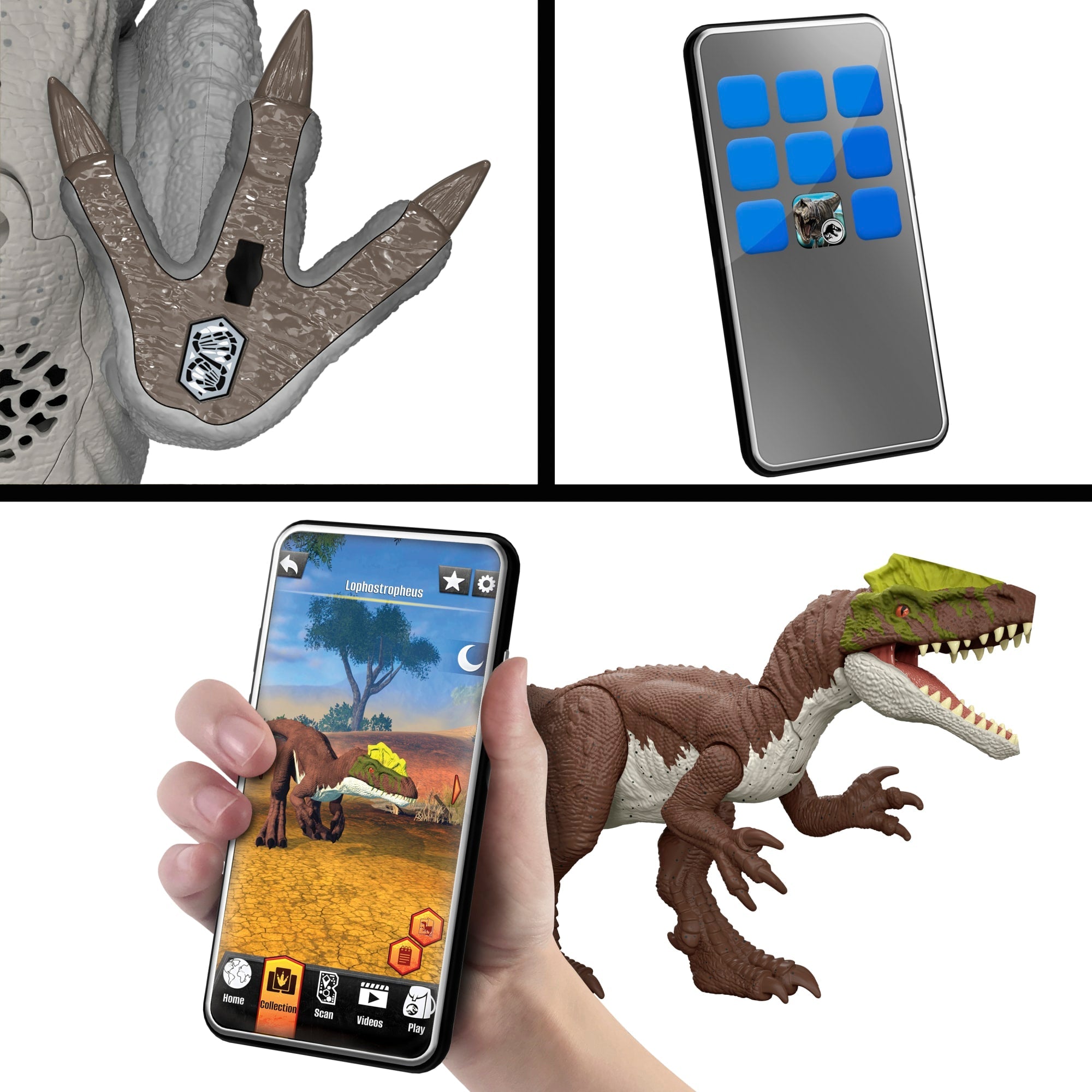 Jurassic World Dinosaurio de Juguete Rebirth Rastreadores Gigantes Tyrannotian