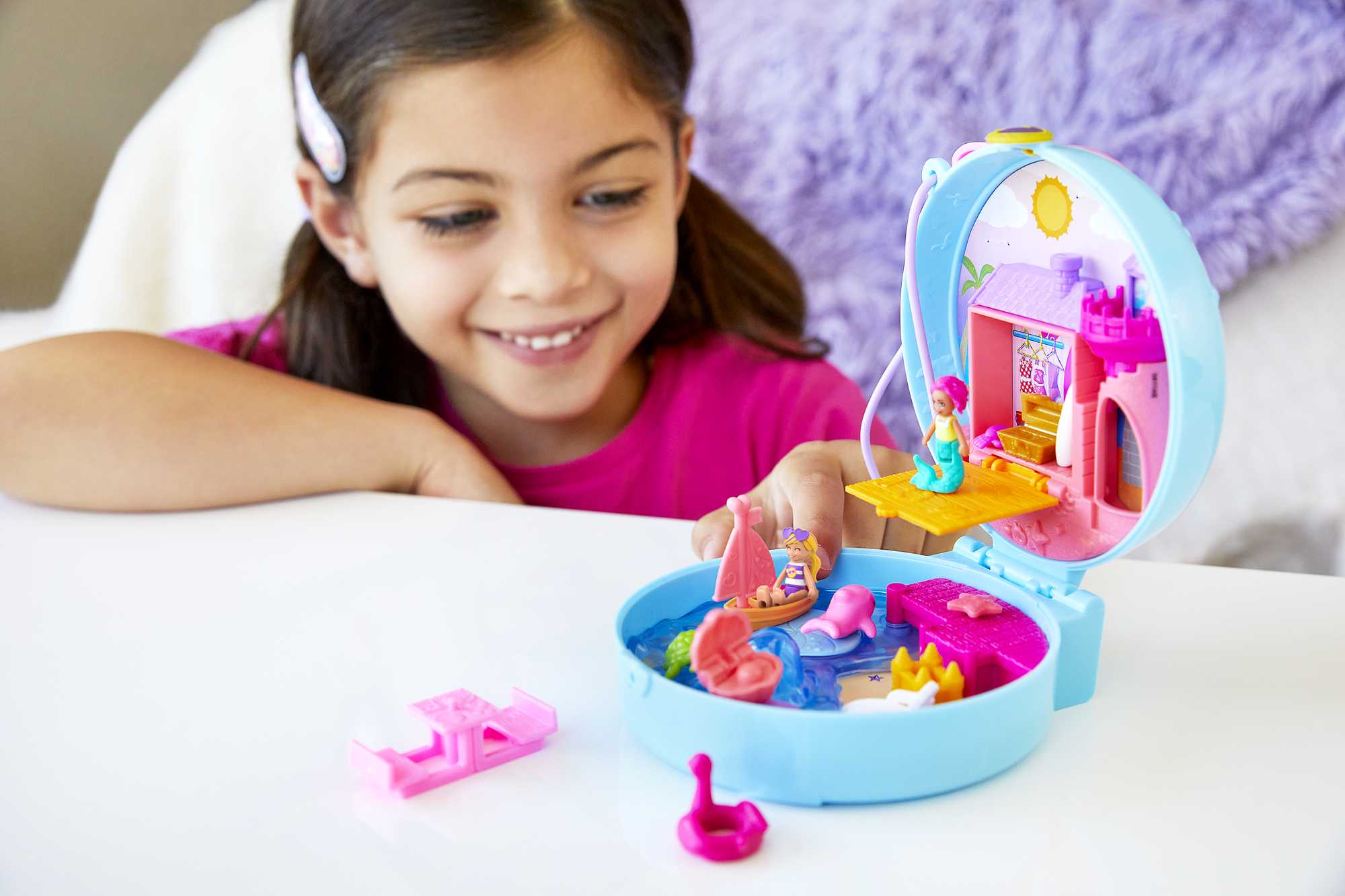 Polly Pocket Coffret La Plage des Dauphins