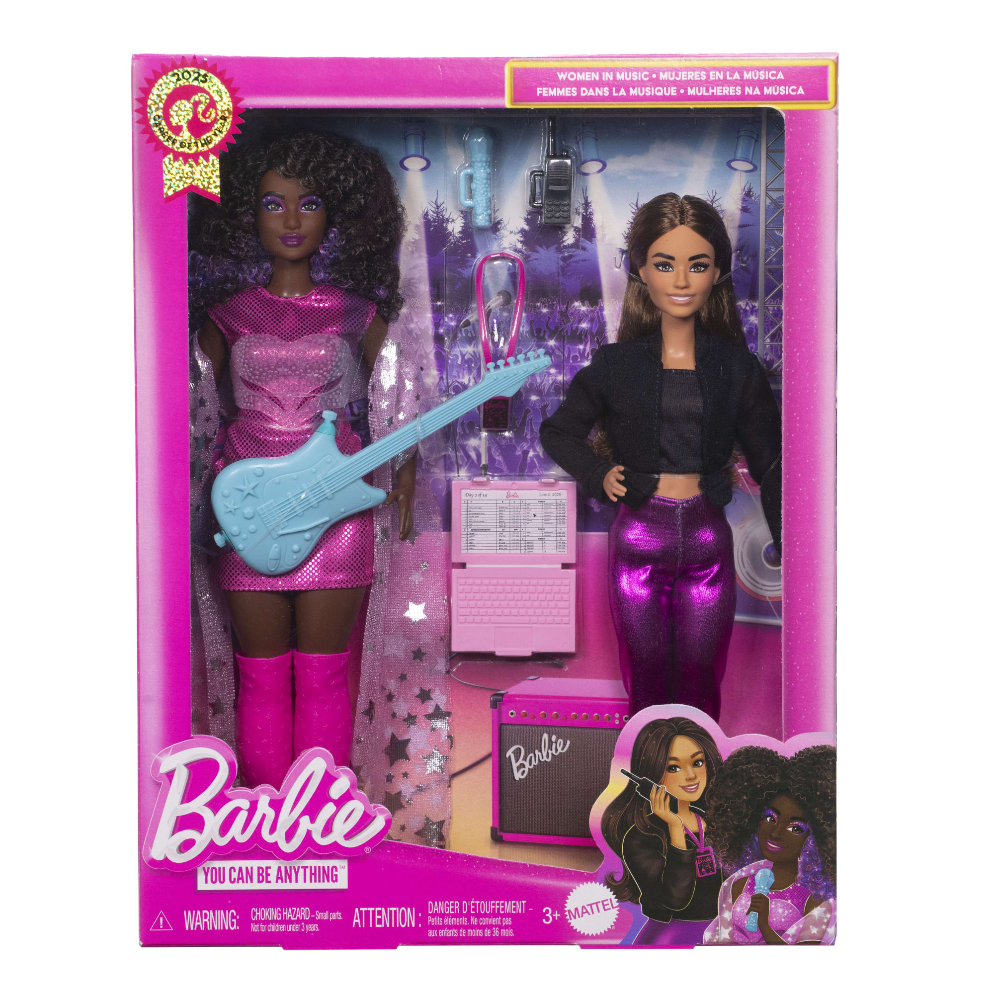 Barbie® Carrières  Poupées Carrière de L’Année  Femmes Dans La Musique