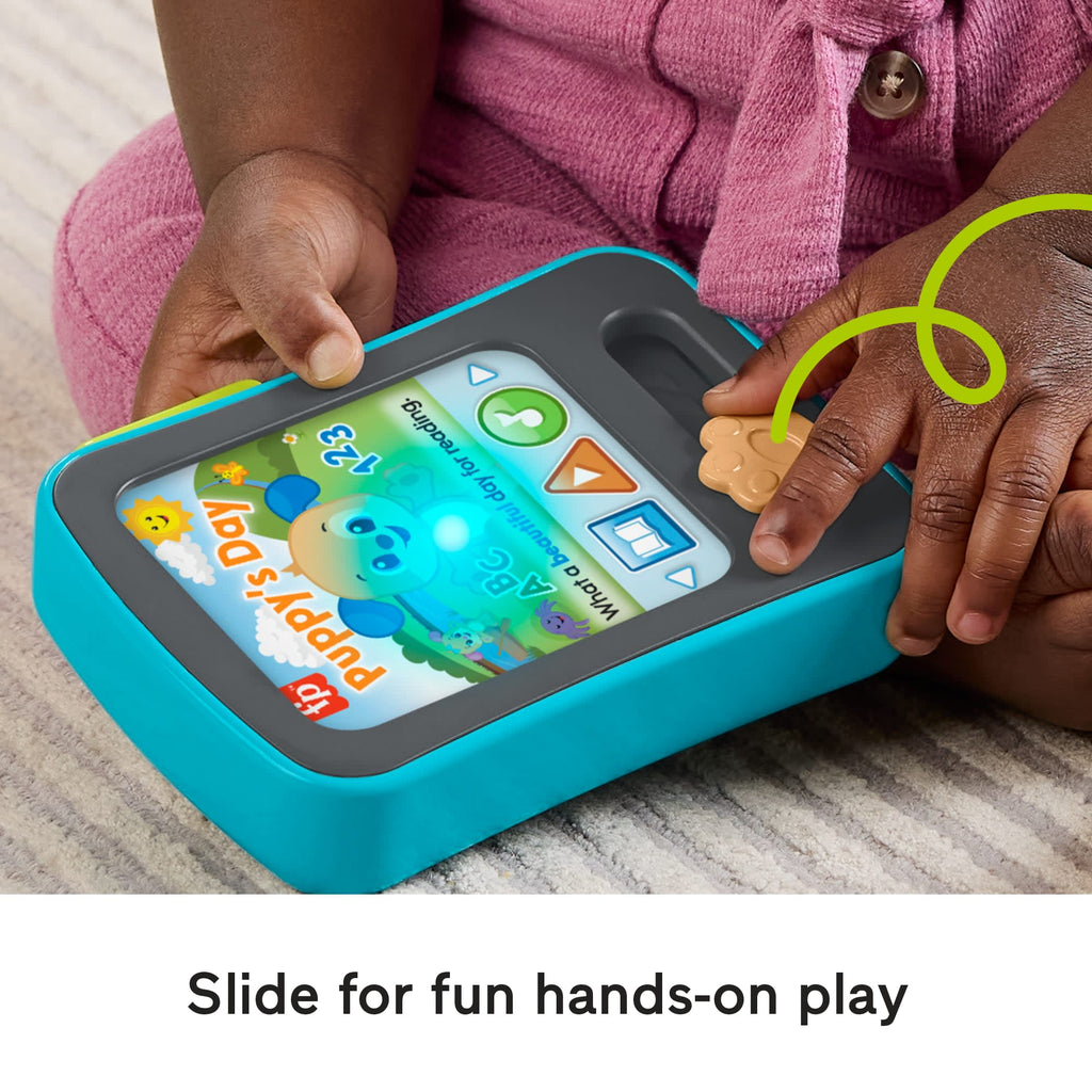 Fisher-Price Laugh & Learn Puppy's Storytime Reader Baby Electronic Learning Toy With Music & Lights