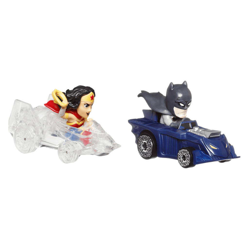 Hot Wheels Racerverse Die-Cast Cars, Set Of 2 Toy Vehicles With Character Drivers Optimized For Racerverse Track
