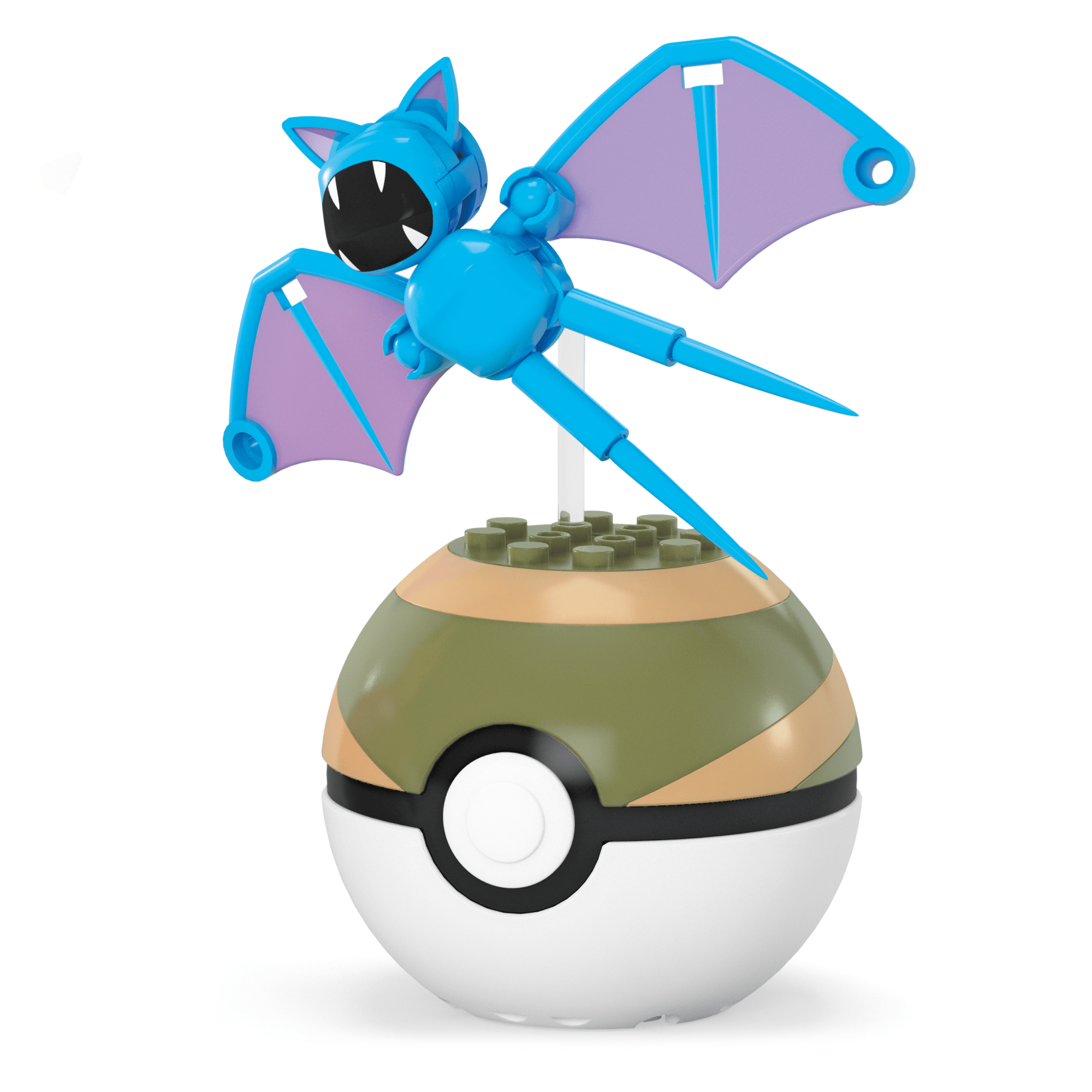 MEGA Pokémon Pikachu & Zubat Building Toy Kit, 2 Action Figures (40 Pieces) For Kids