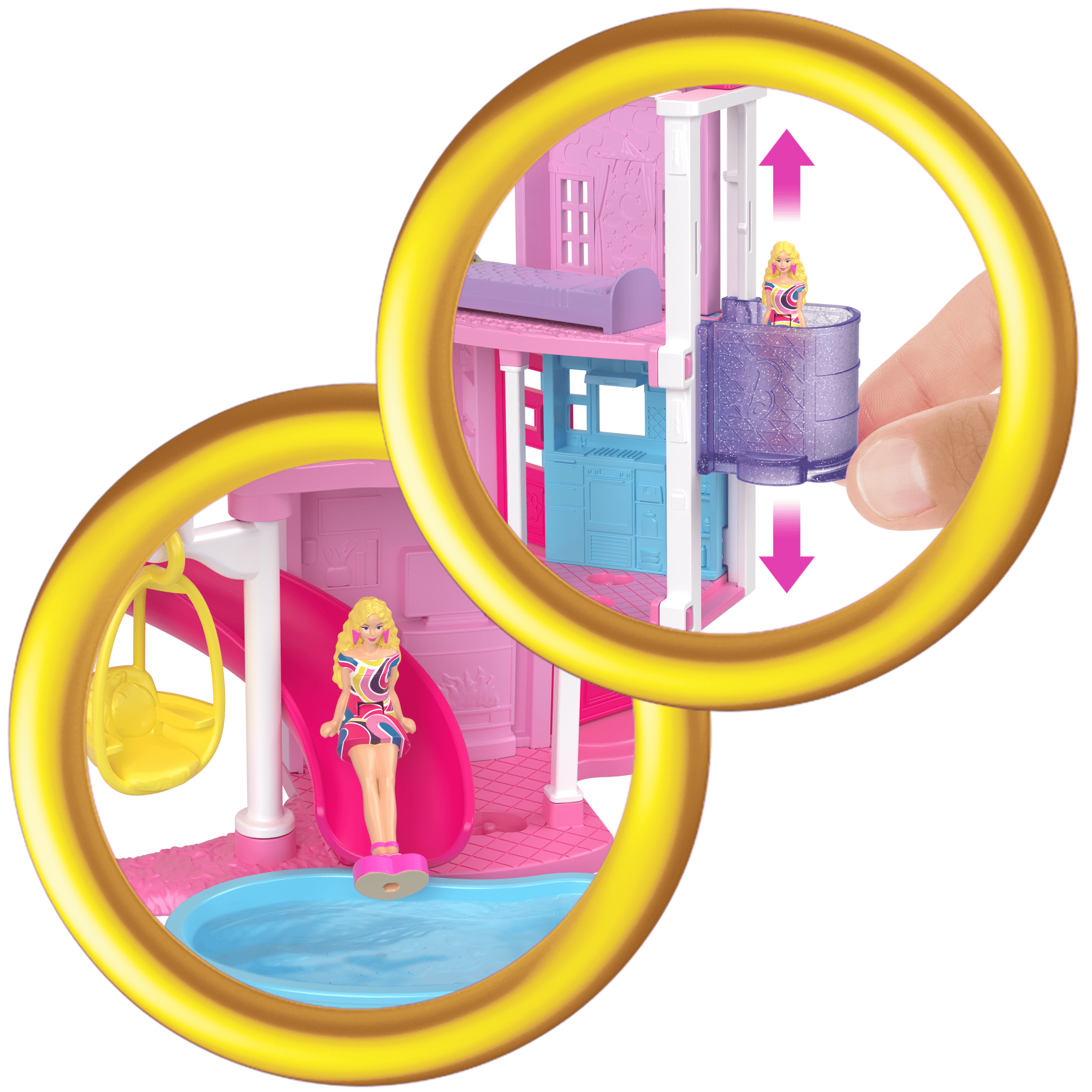 Barbie  Mini Barbieland  Coffrets  Maison de Poupée, Poupée 3,81 Cm