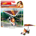 Hot Wheels Mario Kart Veículo de Brinquedo Donkey Kong B-Dasher com Super Glider
