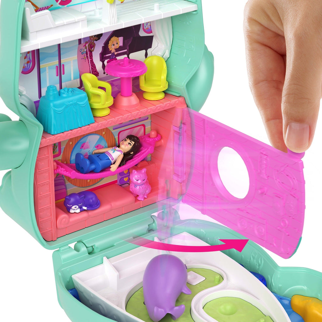 Polly Pocket  Coffret  Chat Mousaillon, Micro-Poupée, Chats, Access.