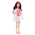 Barbie Fashionistas Doll #214, Black Wavy Hair With Twist ‘n’ Turn Dress & Accessories, 65Th Anniversary
