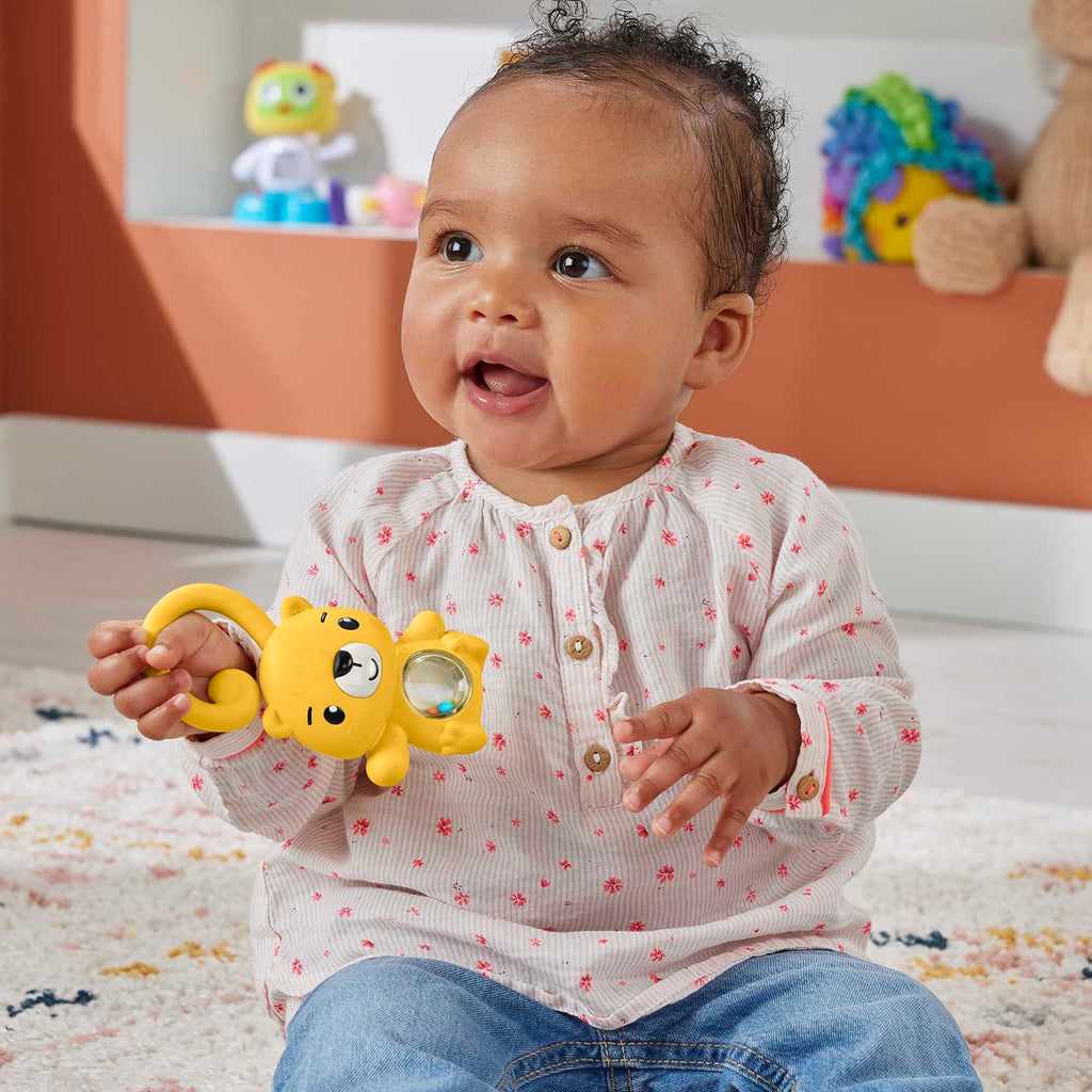 Fisher-Price Baby Chocalho para Bebês Sensimals Lontra