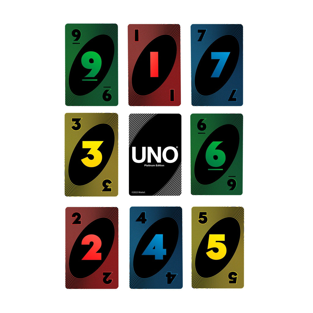 UNO Juego de Cartas Platinum