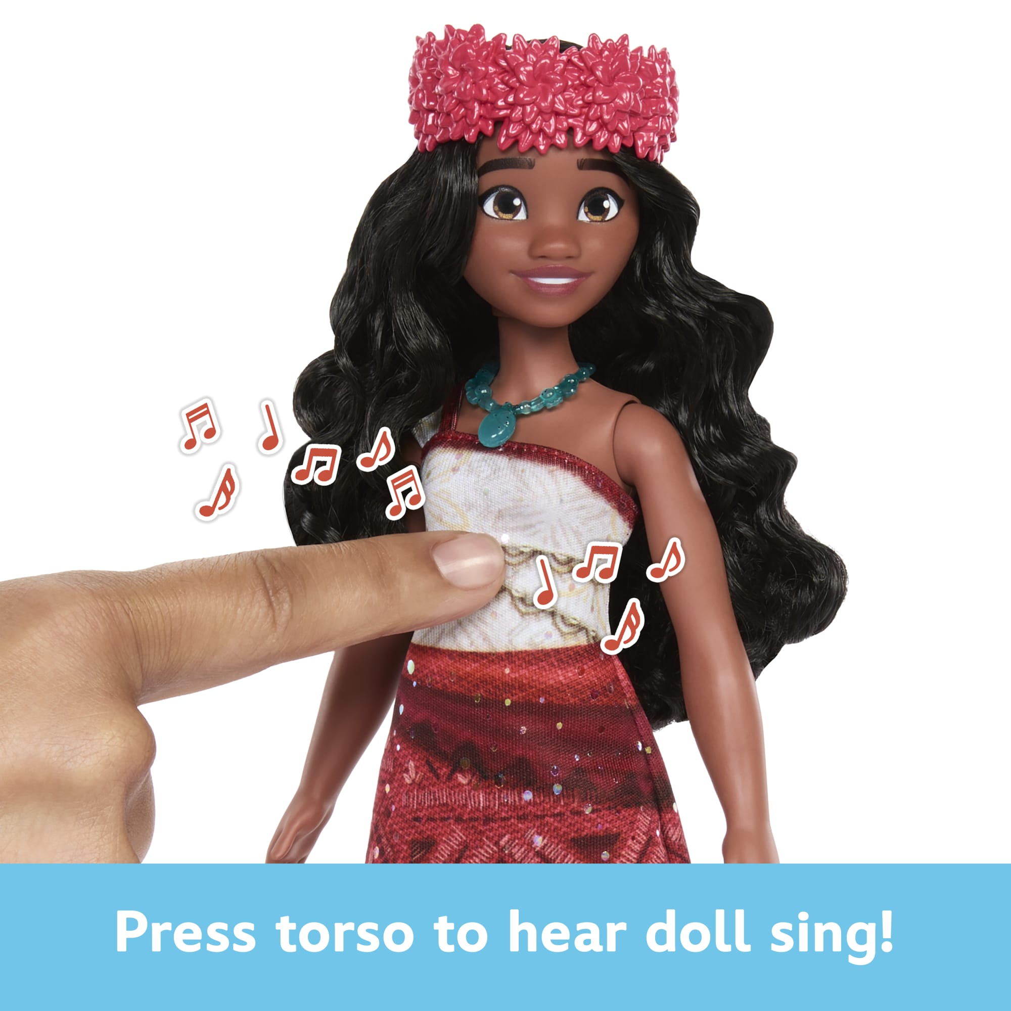 Disney Moana 2 Singing Adventure Moana Doll & Accessories, Sings “We’re Back” in English