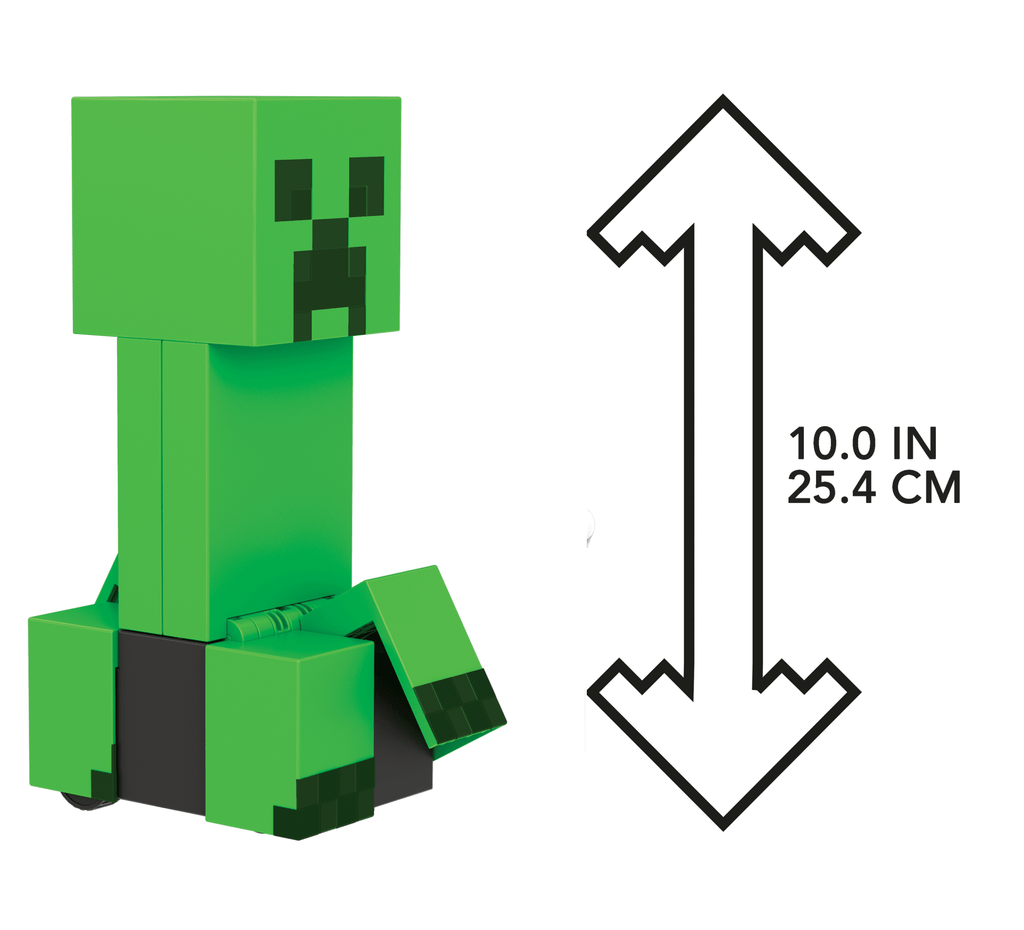 Minecraft Exploding RC Creeper, Lights & Sounds, 10 Explosion Particles & Dlc Code