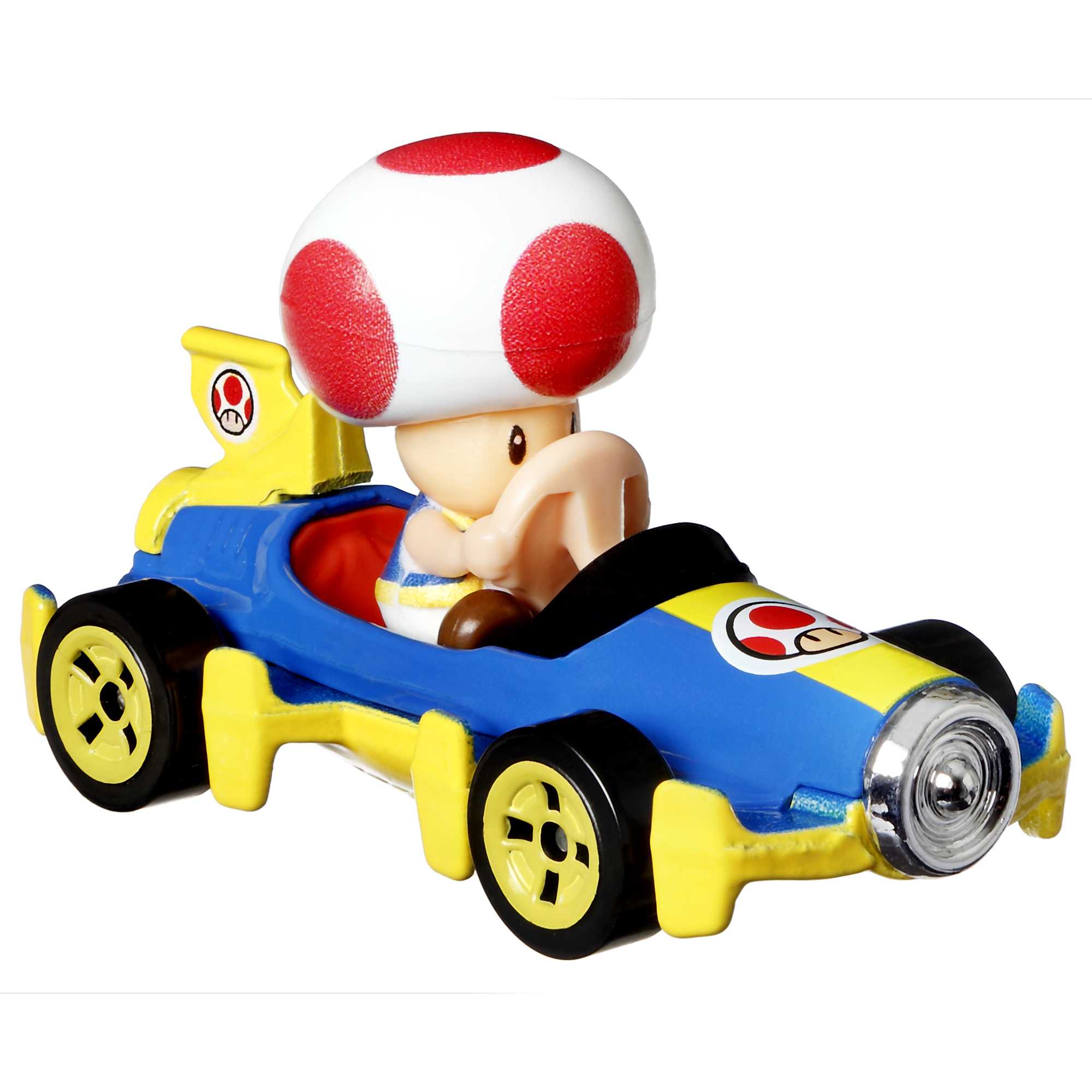 Hot Wheels Mario Kart Vehículo de Juguete Toad Mach 8