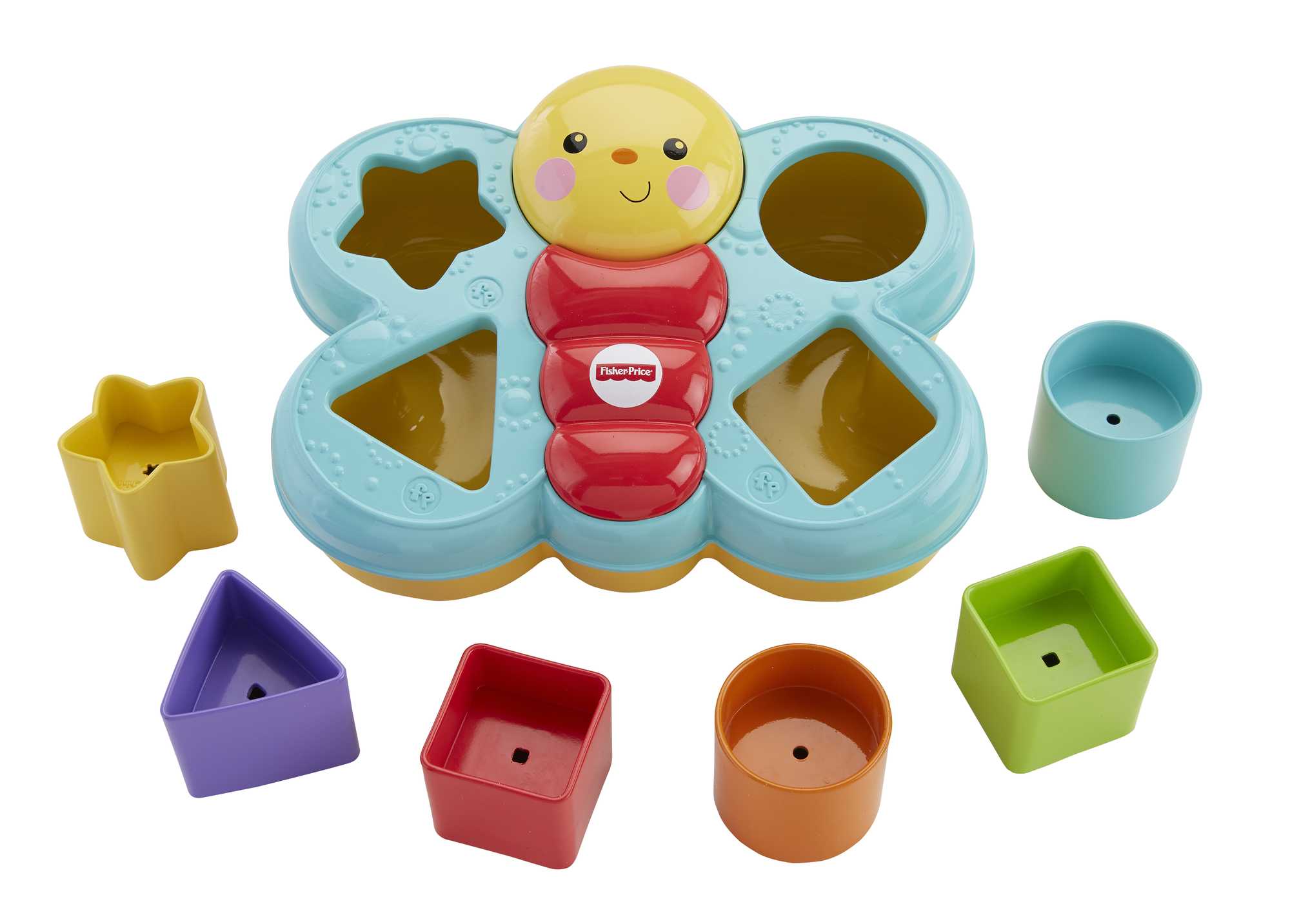 Fisher-Price Juguete para Bebés Mariposa De Bloques Divertidos